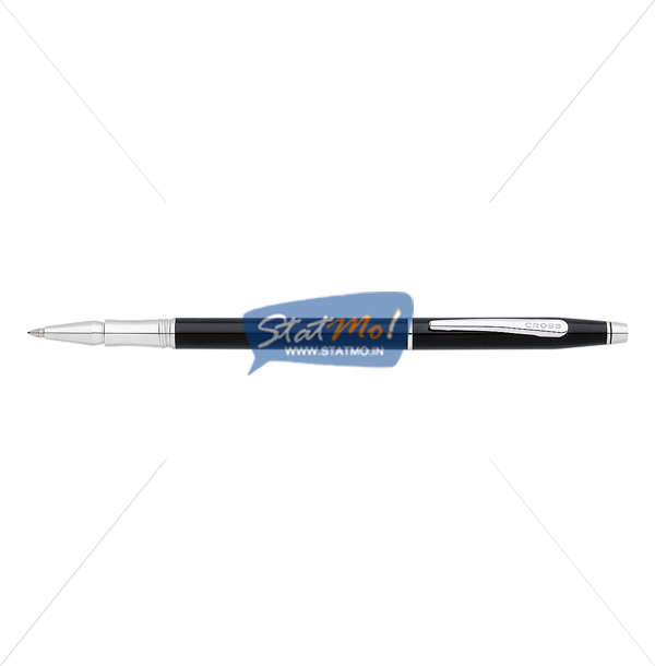 Cross Classic Century Black Lacquer Roller Ball Pen by StatMo.in