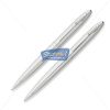 Franklin Covey Lexington Polished Chrome Ballpoint Pen & 0.9mm Pencil Set by StatMo.in