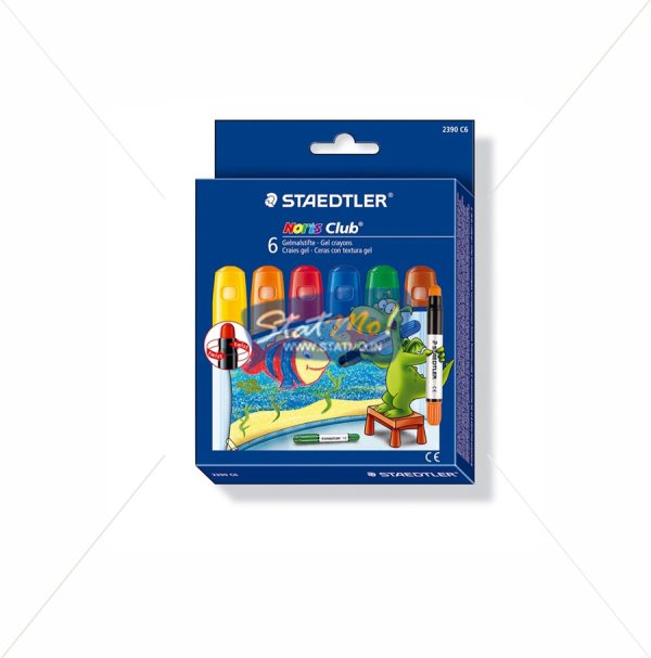 Staedtler Noris Club Gel Crayons Basic Colors by StatMo.in