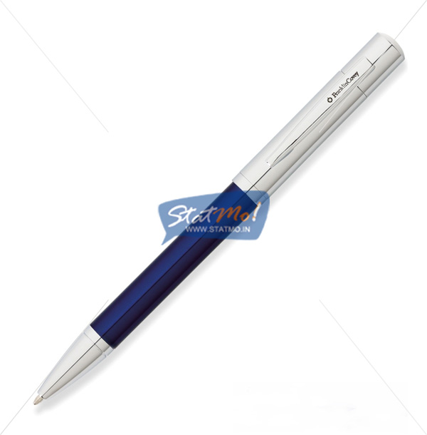 Franklin Covey Greenwich Chrome Evening Blue Ballpoint Pen by StatMo.in