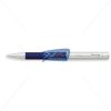 Franklin Covey Greenwich Chrome Evening Blue Ballpoint Pen by StatMo.in