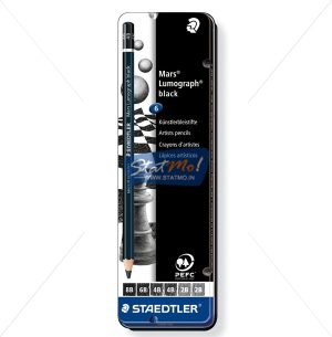 Staedtler Mars Lumograph Black Artists Degree Pencil by StatMo.in