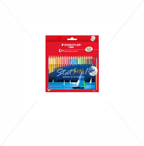 Staedtler Luna Classic Water Soluble Color Pencils Set of 24 by StatMo.in