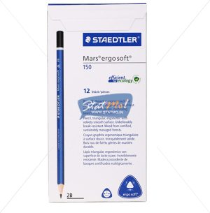 Staedtler Mars Ergosoft Pencil Extra Dark by StatMo.in