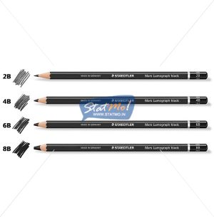 Staedtler Mars Lumograph Black Artists Degree Pencil by StatMo.in