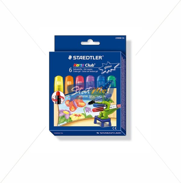 Staedtler Noris Club Gel Crayons Glitter Colors by StatMo.in