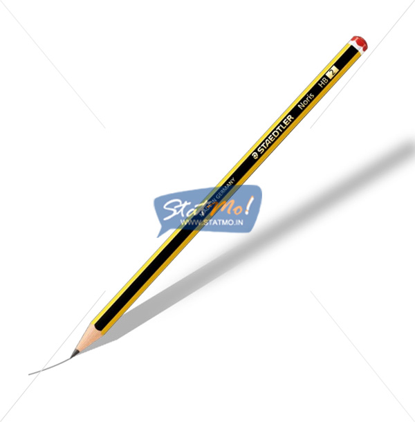 Staedtler Noris Pencil with Eraser by StatMo.in