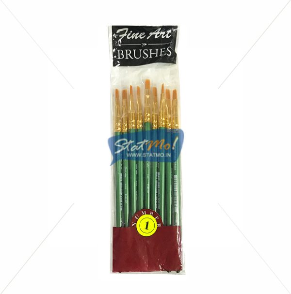 Pidilite Fine Art Flat Brushes No 1 by StatMo.in