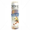 Doms Supersoft Colour Pencil 24 Shades Round Tin Pack by StatMo.in