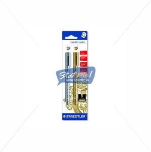 Staedtler Metallic Marker Set of 2 by StatMo.in