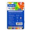 Doms Colour Pencil 12 Shades Flat Tin Pack by StatMo.in