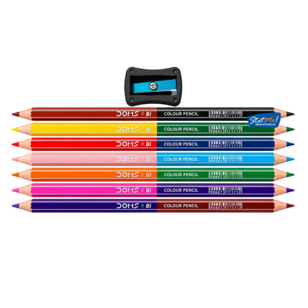Doms Bi Colour Pencil 12 Shades by StatMo.in