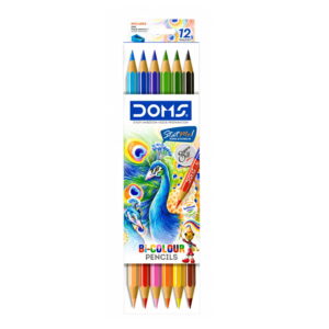 Doms Bi Colour Pencil 12 Shades by StatMo.in