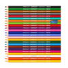 Doms Colour Pencil 24 Shades Flat Tin Pack by StatMo.in