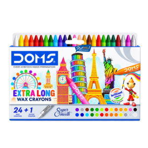 Doms Extra Long Wax Crayons 24 Shades by StatMo.in