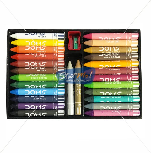 Doms Jumbo Wax Crayons 24 Shades by StatMo.in