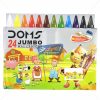 Doms Jumbo Wax Crayons 24 Shades by StatMo.in