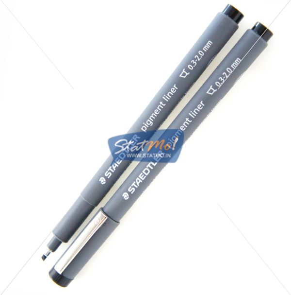 Staedtler Pigment Liner Chisel Tip 2.0mm Pen by StatMo.in