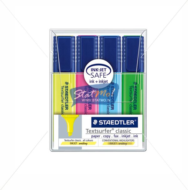 Staedtler Textsurfer Classic Highlighter Set of 4 by StatMo.in