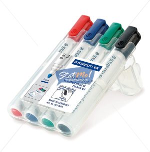 Staedtler White Board Marker Pen Set of 4 by StatMo.in