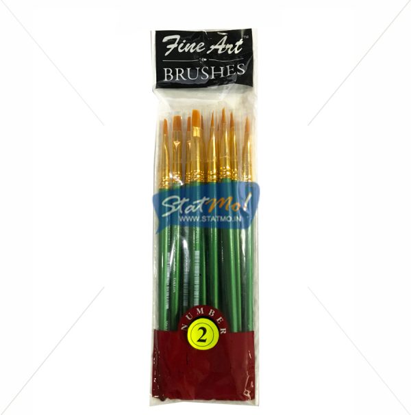 Pidilite Fine Art Flat Brushes No 2 by StatMo.in