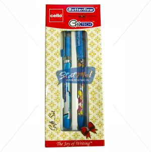 Cello Butterflow and Gel Tech Pen Gift Set by StatMo.in