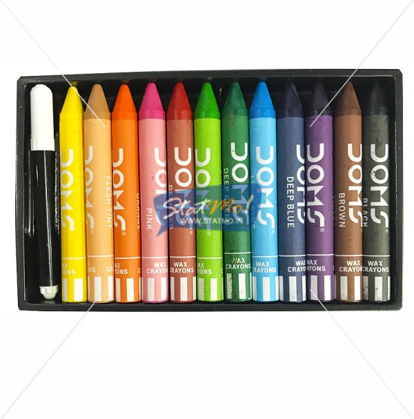 Doms Jumbo Wax Crayons 12 Shades by StatMo.in