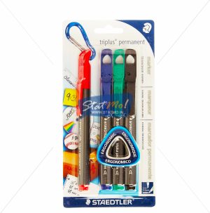 Staedtler Triplus Thin Permanent Marker Set of 4 by StatMo.in