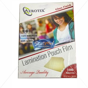 Aerotix Lamination Pouch 225x310x125mic by StatMo.in