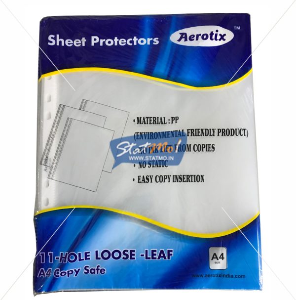 Aerotix Sheet Protectors A4 Size by StatMo.in