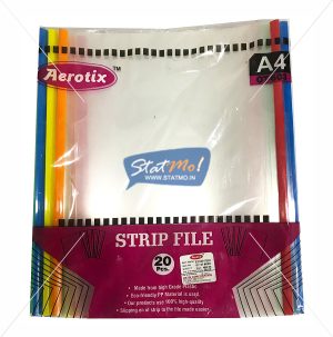 Aerotix Strip File Clear Transparent A4 StatMo.in