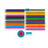 Doms Plastic Crayons 28 Shades Tin Pack by StatMo.in