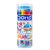 Doms Plastic Crayons 28 Shades Tin Pack by StatMo.in