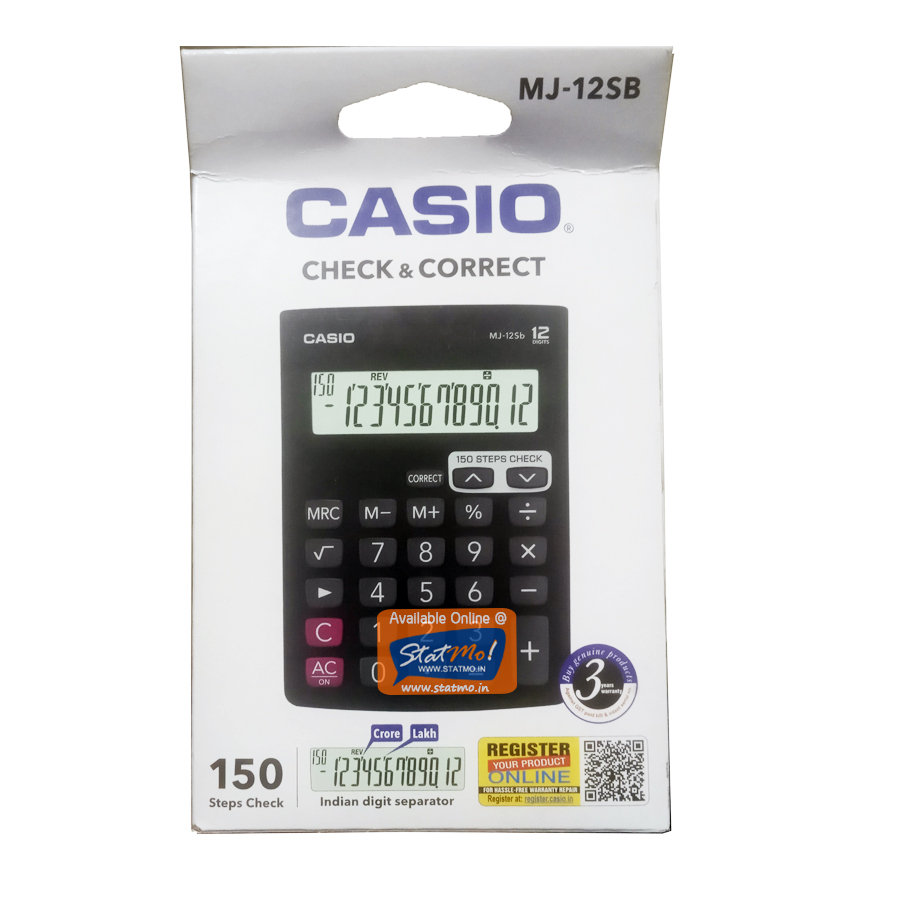 Casio MJ-12SB Calculator – StatMo.in – The Largest Online Stationery Store