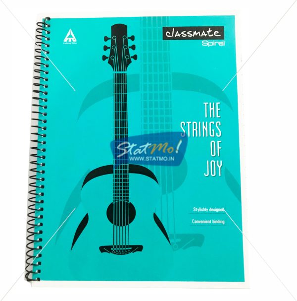 Classmate Spiral Notebook 200 Pages by StatMo.in