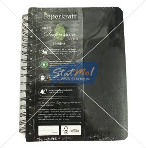 Classmate Paperkraft Green Impression Notebook 300 Pages by StatMo.in