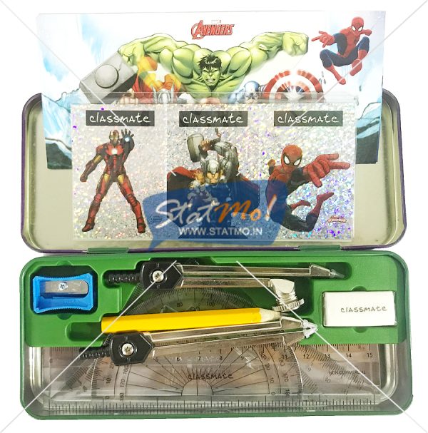 Classmate Invento Hulk Mathematical Drawing Instruments Box by StatMo.in