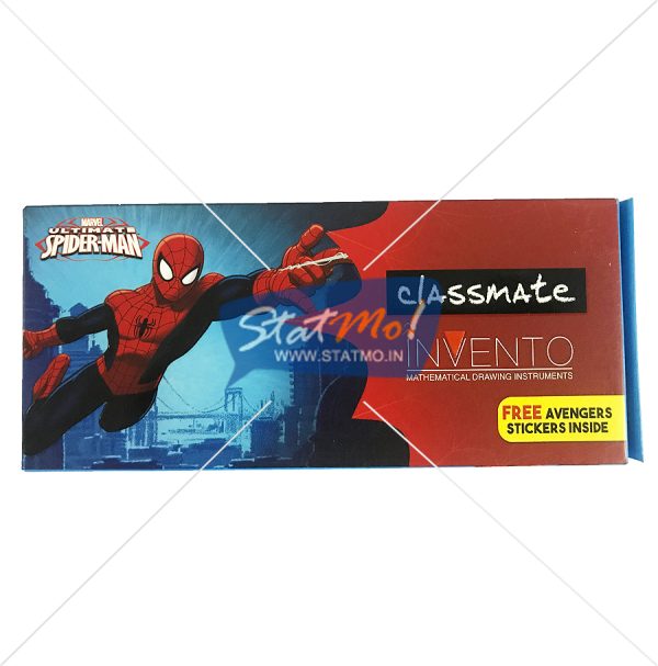 Classmate Invento Spiderman Mathematical Drawing Instruments Box by StatMo.in