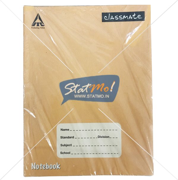 Classmate Notebook Four Line Pages 120 by StatMo.in