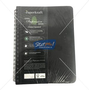 Classmate Paperkraft Green Impression Notebook 300 Pages Single Ruled by StatMo.in