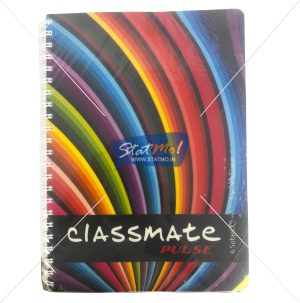 Classmate Pulse 6 Sub Spiral Notebook 300 Pages Unruled by StatMo.in