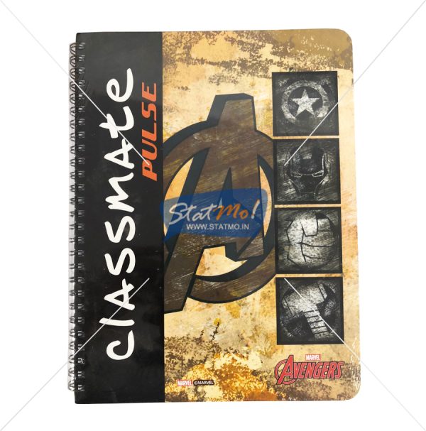 Classmate Pulse Spiral Notebook 180 Pages Unruled by StatMo.in