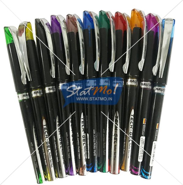 Hauser Tech-Gel Roller Gel Pen Set by StatMo.in