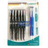 Hauser Tech Gel Roller Gel Pen 6 + 2 Pcs Mechanical Pencil by StatMo.in