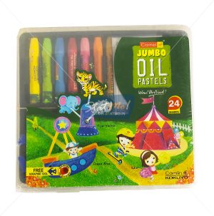 Camel Jumbo Oil Pastel 24 Shades by StatMo.in