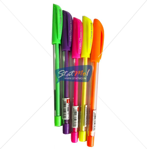 Cello Geltech Neon Gel Pen by StatMo.in