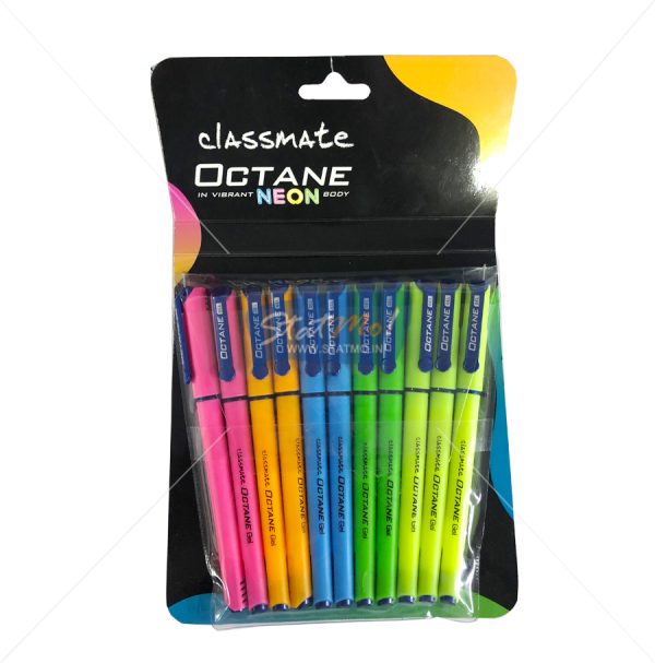 Classmate Octane Gel Pen Neon Body by StatMo.in