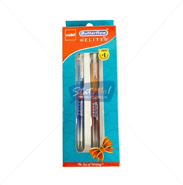 Cello Butterflow Elite Ball Pen Gift Set by StatMo.in