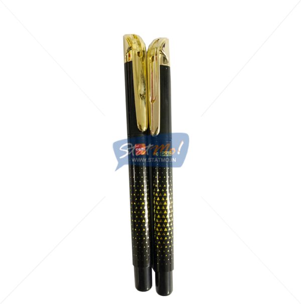 Cello Pointec Gold XL Gel Pen Gift Set by StatMo.in