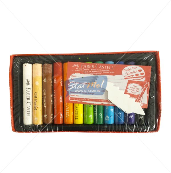 Faber Castell Oil Pastel 12 Shades by StatMo.in